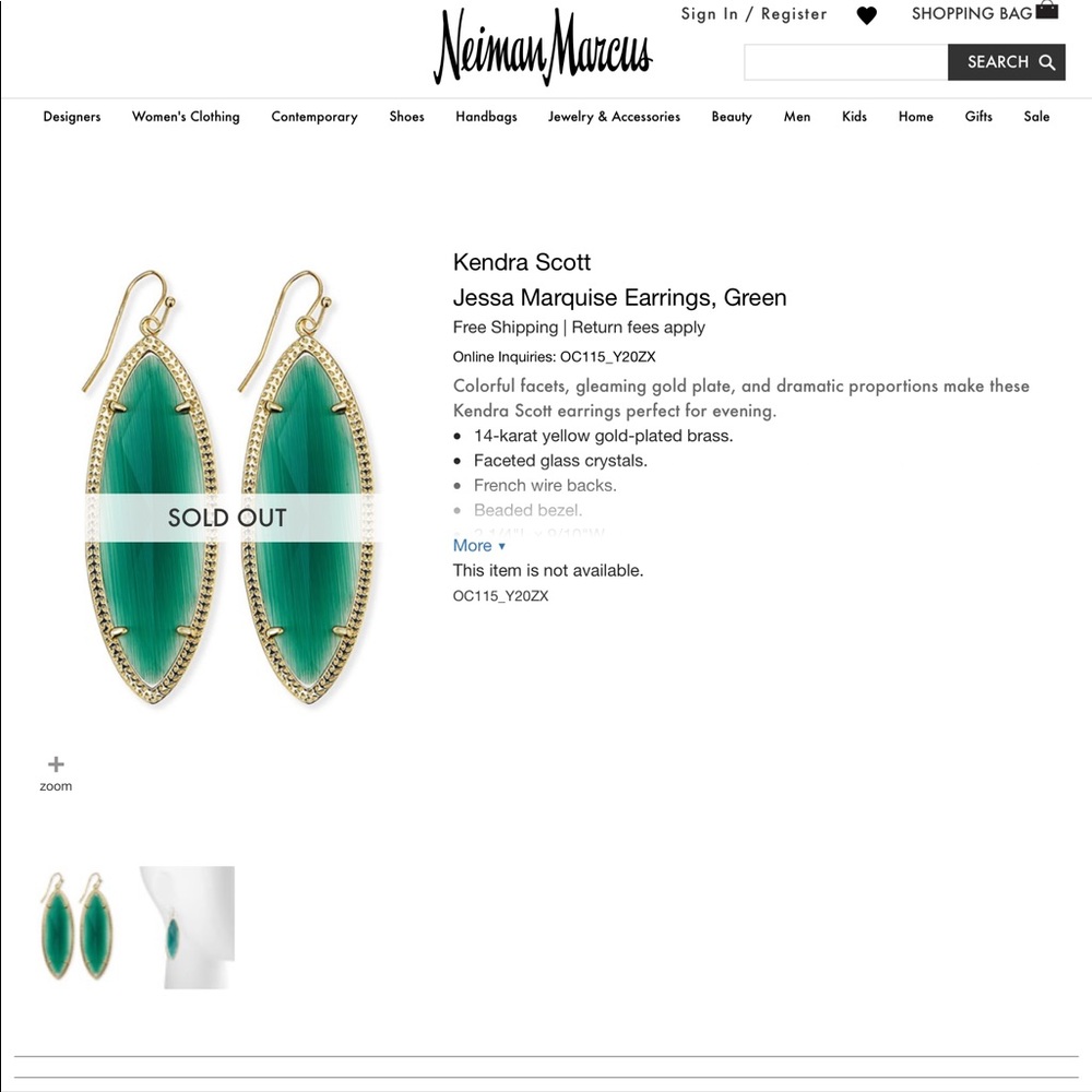 Kendra Scott Jessa Marquise Earrings